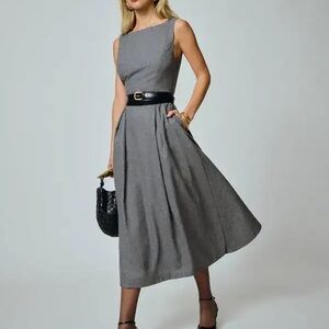 NWT Reformation Valene Wool Midi Dress